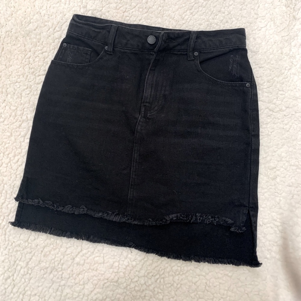 Black Denim/Jean Skirt